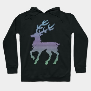 december deer ugly christmas Hoodie